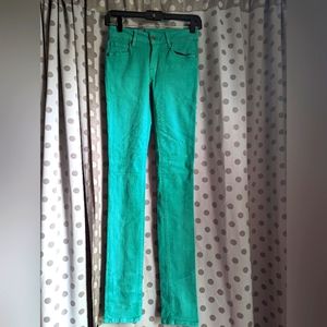 Slim Skinny Jeans in Bright Teal
